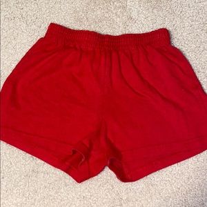 Red Soffe Shorts